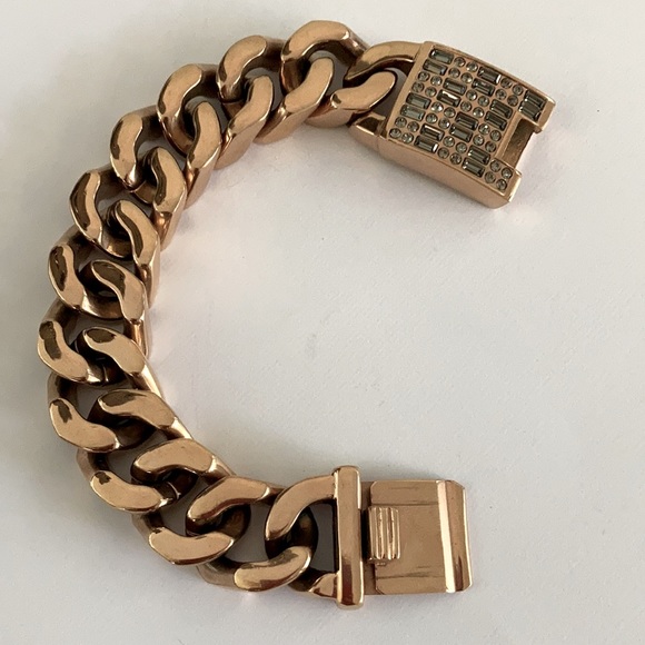 🔮RESERVED ( please do not purchase)🔮AMBER SKEATS chunky 24K gold Bracelet - Picture 2 of 5